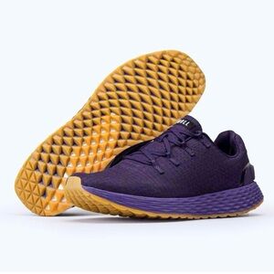 NOBULL Dark Purple Athletic Shoes with Tan Sole
